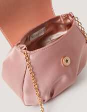 Corsage Satin Bridesmaid Bag, Pink (PINK), large