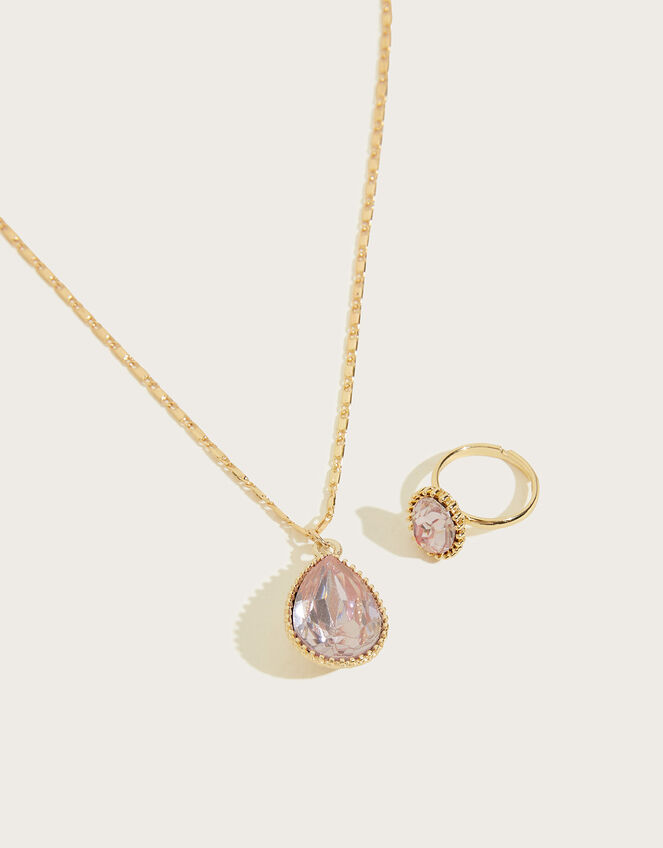 Treasure Jewel Pendant Necklace and Ring, , large