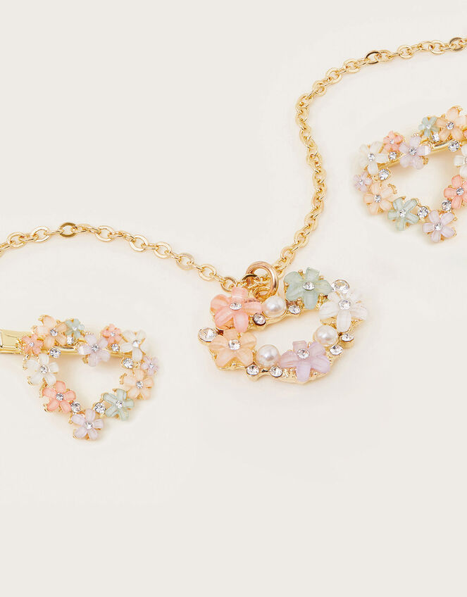 Floral Hair and Jewellery Set, , large