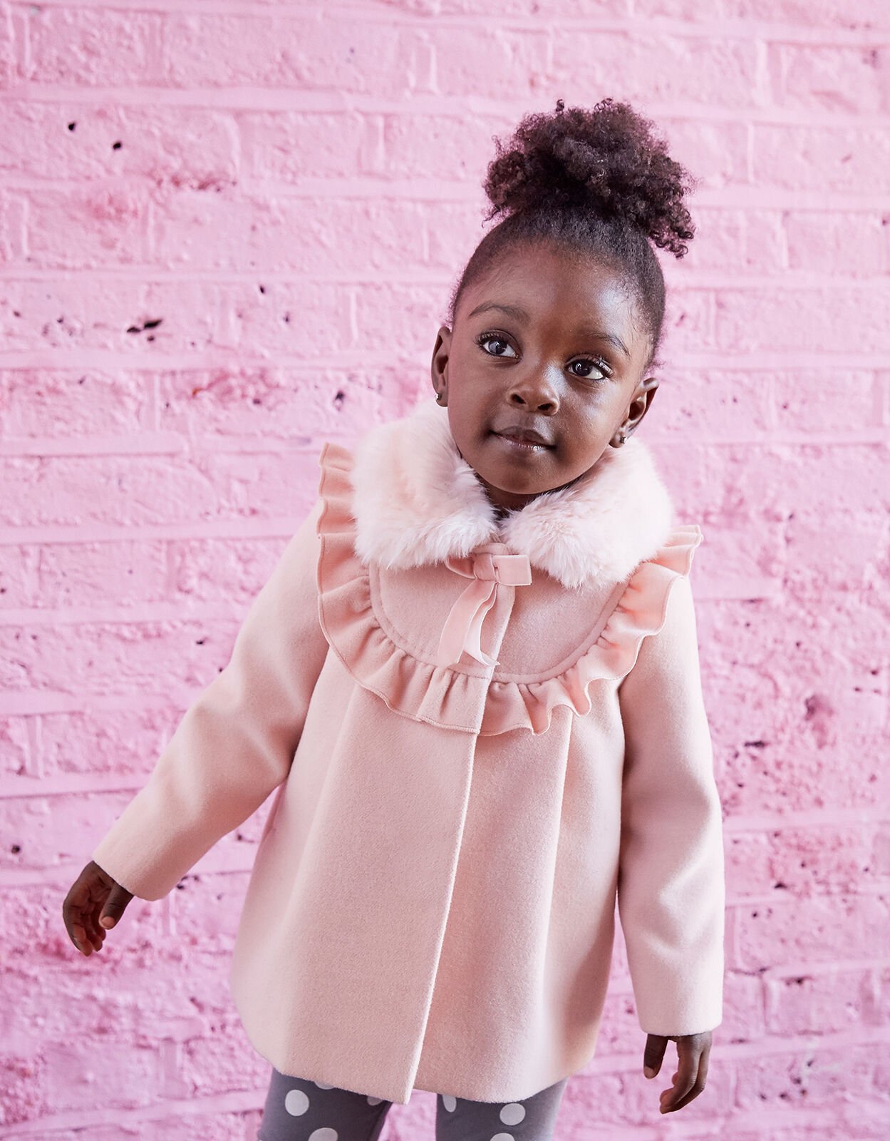 Baby girl pink coat sales
