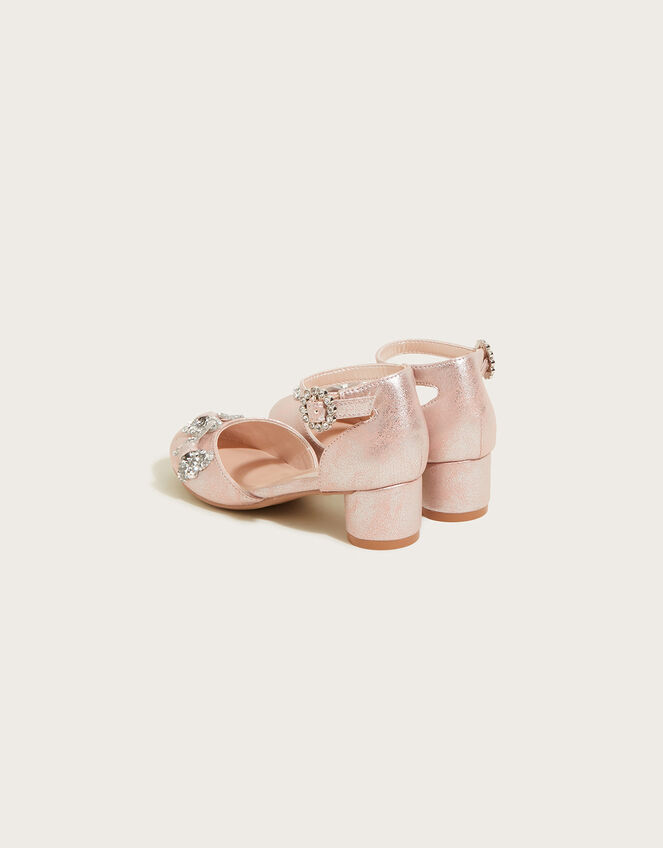 Dazzle Butterfly Two-Part Heels, Pink (PINK), large