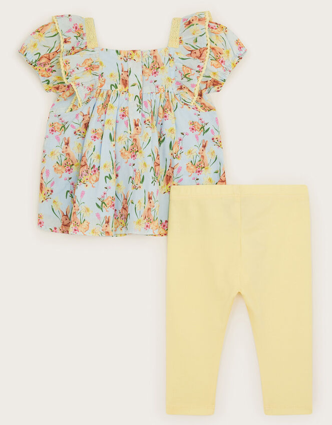 Newborn Bunny Daffodil Top and Leggings Set, Yellow (YELLOW), large