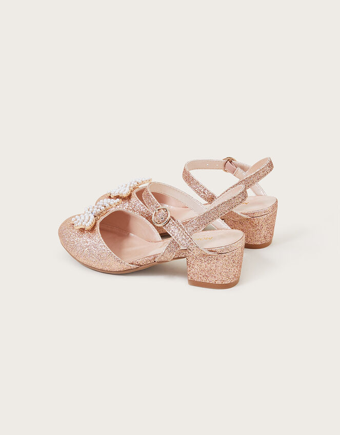 Butterfly Sling Back Heels, Pink (PINK), large