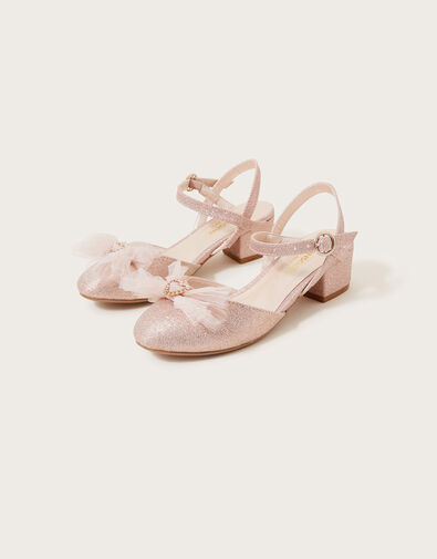 Heart Sling Back Heels, Pink (PINK), large