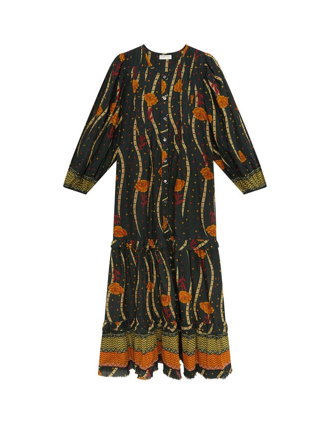 Maison Hotel Raphaelle Floral Maxi Dress, Multi (MULTI), large