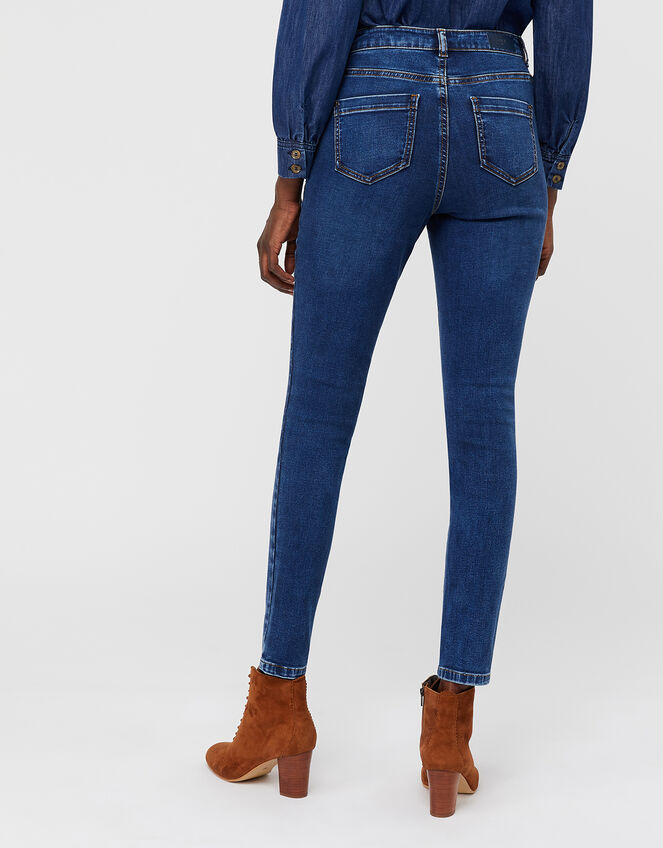 Iris Regular Length Jeans, Blue (MID AUTHENTIC BLUE), large