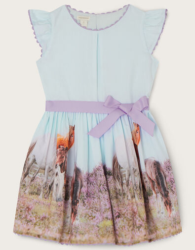 Wild Horse Dress WWF-UK Collaboration, Blue (PALE BLUE), large