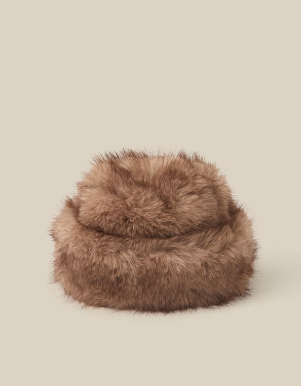 Rhi Faux Fur Hat, , large