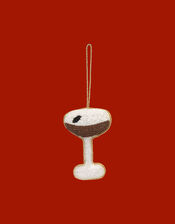Anna + Nina Espresso Martini Hanging Decoration, , large