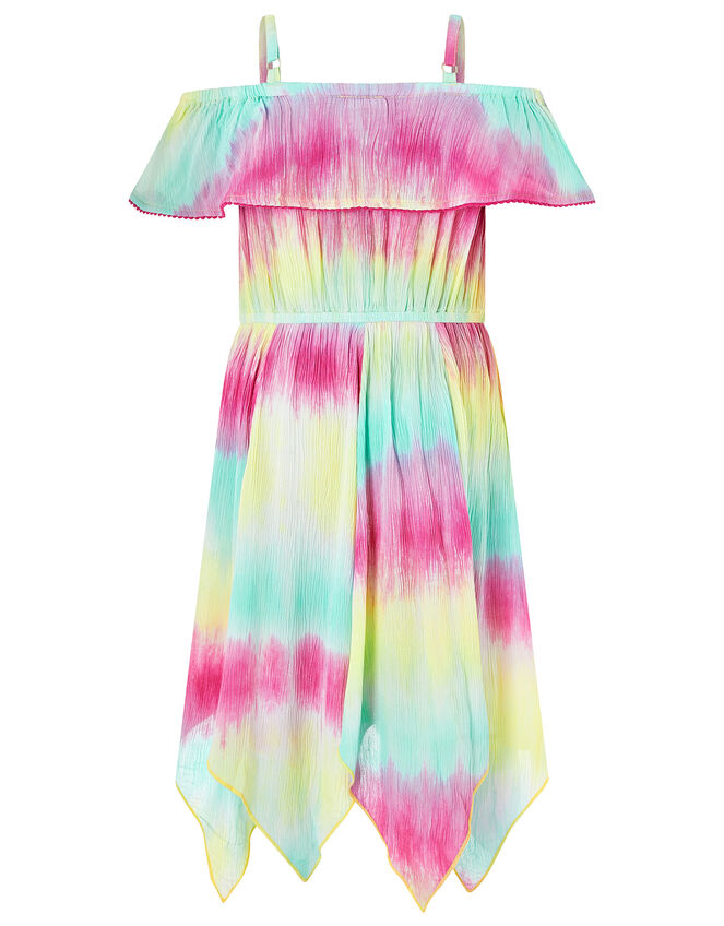 Thaia Tie-Dye Hanky Hem Dress, Multi (MULTI), large