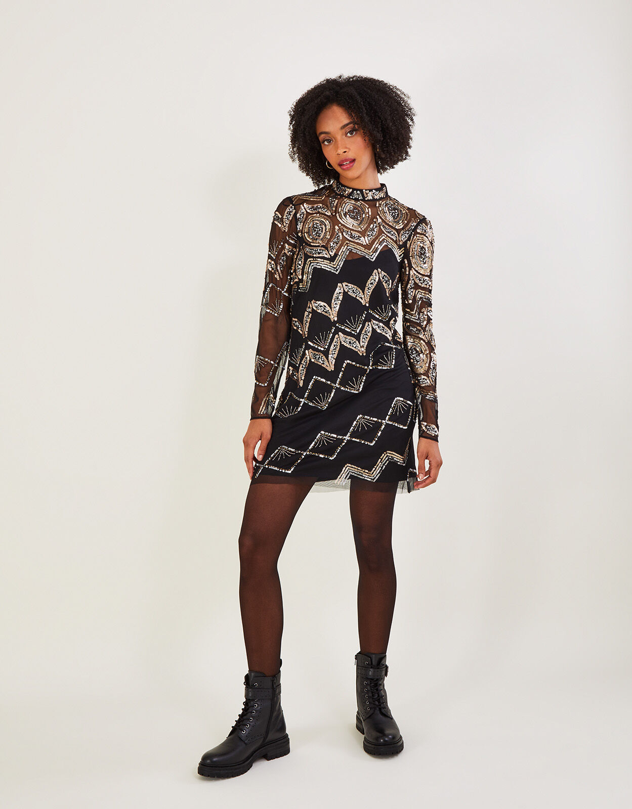 Embellished tunic dress online