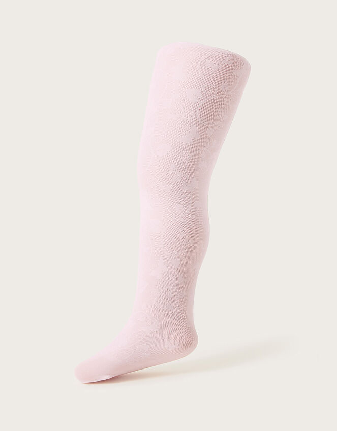 Baby Butterfly Lace Tights, Pink (PINK), large