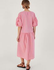 April Meets October May Gingham Dress, Pink (PINK), large