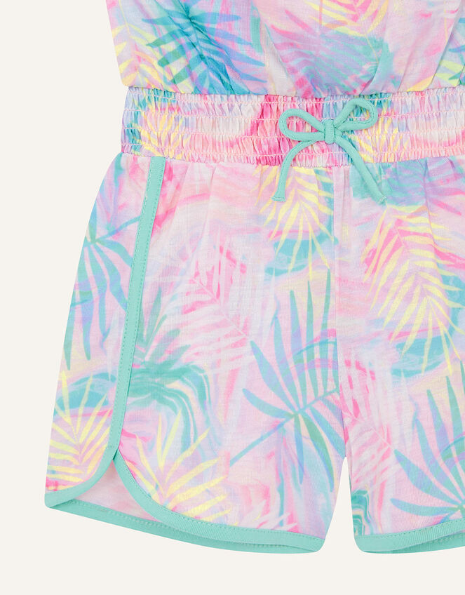 Active Palm Print Playsuit , Pink (PINK), large