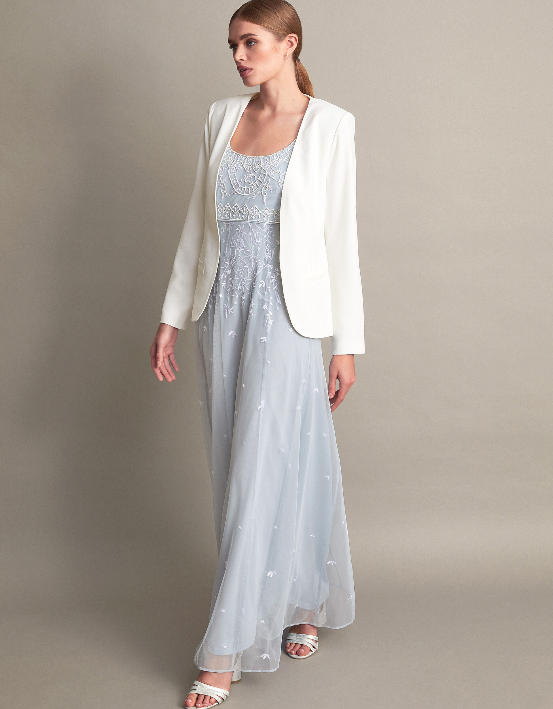 Erica Occasion Jacket Ivory Women s Jackets Monsoon UK