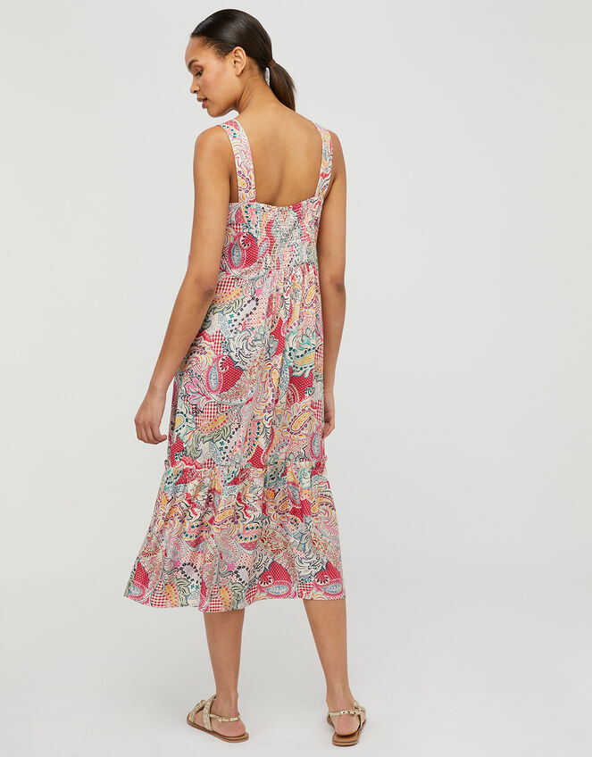 Tenley Paisley Sundress in LENZING™ ECOVERO™, Red (RED), large