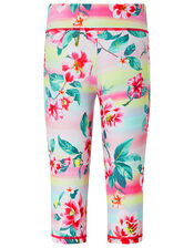 Serena Tropical Floral Active Leggings, Multi (MULTI), large