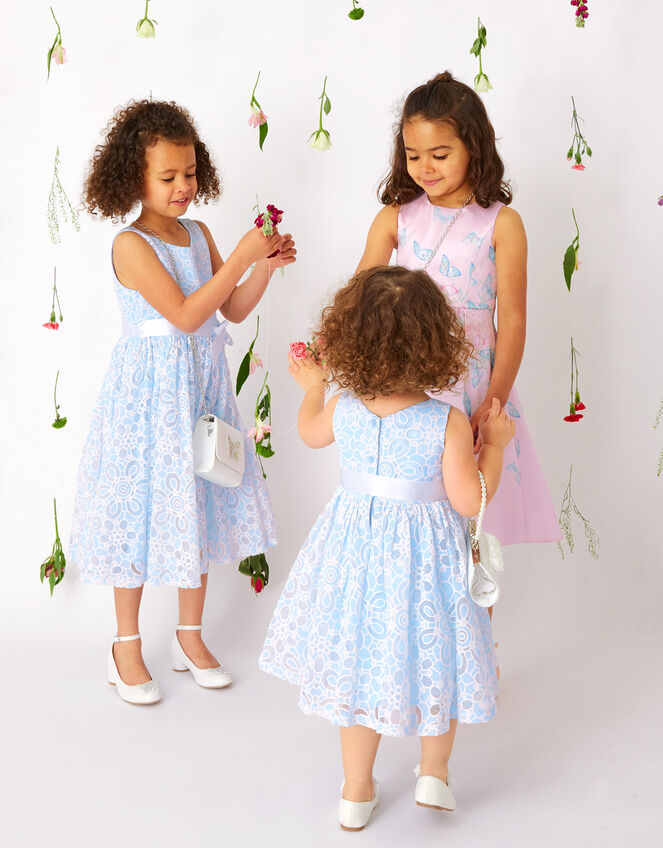 Baby Lottie Lace Dress, Blue (BLUE), large