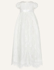 Baby Provenza Silk Christening Gown , Ivory (IVORY), large