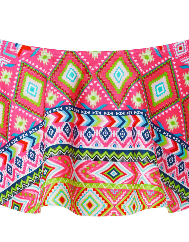 Xena Geo Print Bikini Set with Recycled Polyester, Pink (PINK), large
