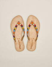 Laidback London Seri Leather Sandals, Multi (MULTI), large