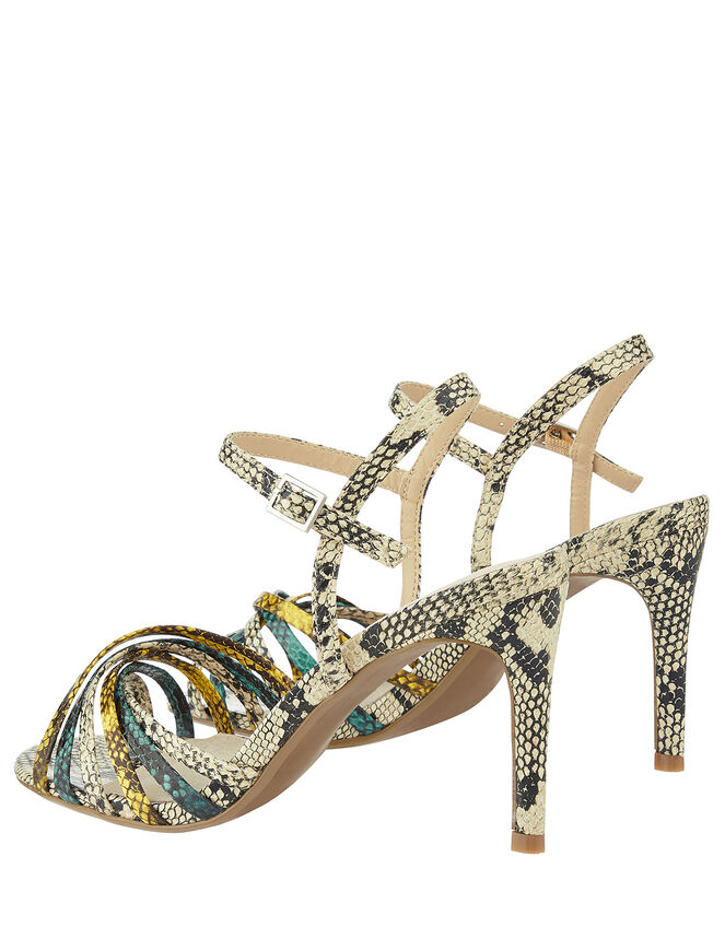 Mai Multi Strap Heeled Sandals, Multi (MULTI), large