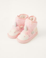 Ombre Unicorn Slipper Boots , Pink (PINK), large