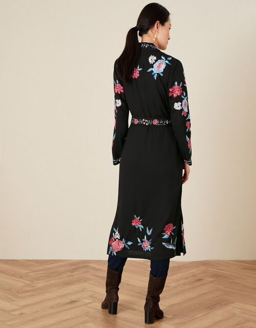 Elizabeth Embroidered Kimono , Black (BLACK), large