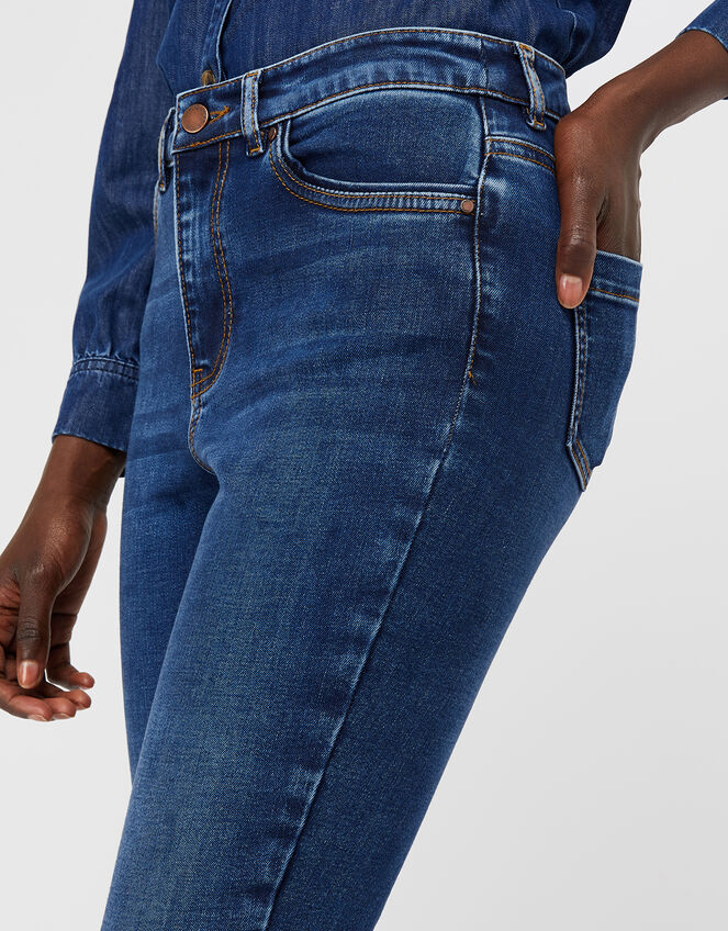 Iris Regular Length Jeans, Blue (MID AUTHENTIC BLUE), large