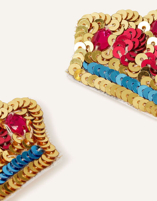 Crown Hair Clips, , large