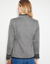 Willa Military Jacket , Black (BLACK), large