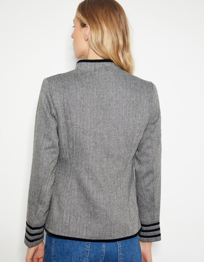 Willa Military Jacket , Black (BLACK), large