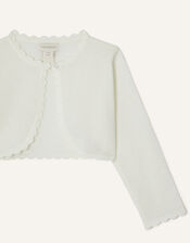 Baby Niamh Cardigan , Ivory (IVORY), large