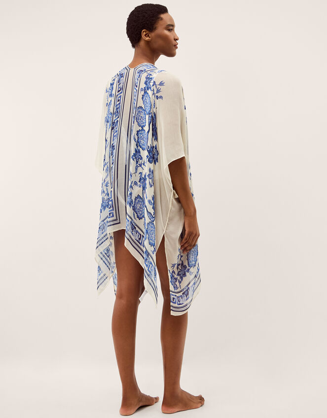 Gloria Floral Print Beach Cover Up, , large