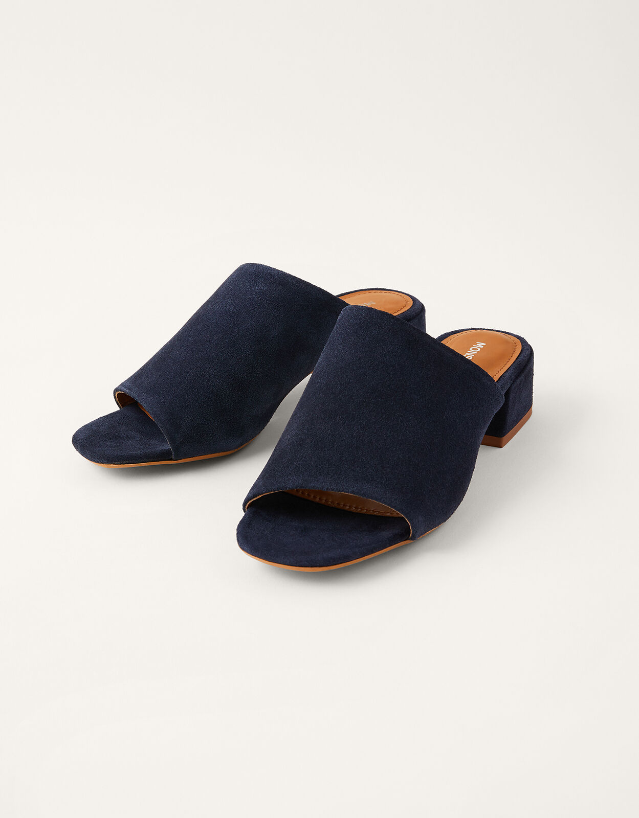 Navy mule clearance sandals