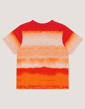 Fish Tie Dye T-Shirt, Orange (ORANGE), large