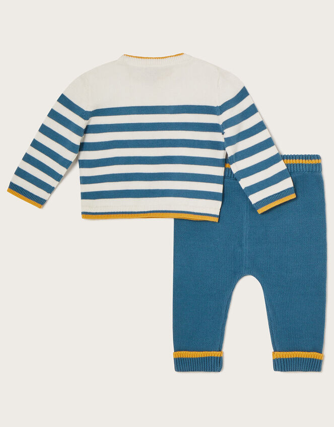Newborn Louis Lion Set, Blue (BLUE), large