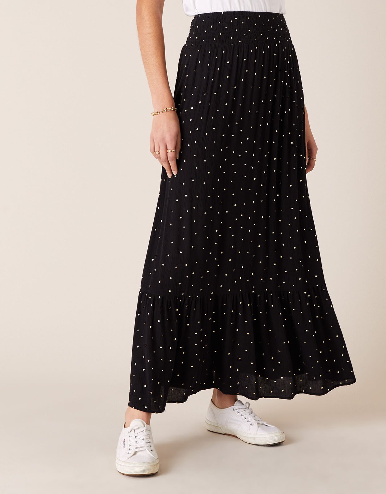 Maxi shop skirt viscose