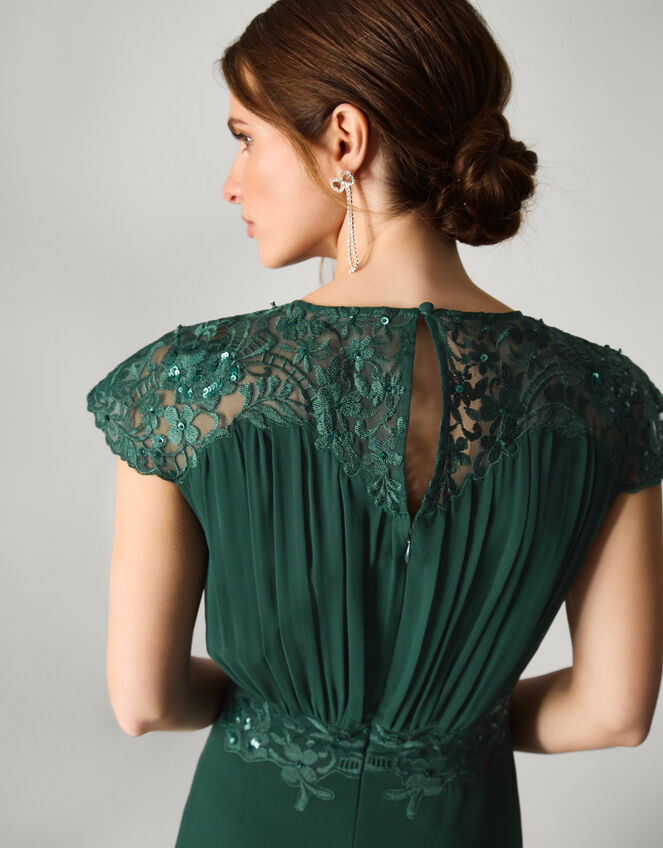 Elodie Lace Chiffon Bridesmaid Dress Green