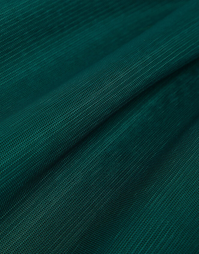 Tulle Bridesmaid Dress, Green (DARK GREEN), large