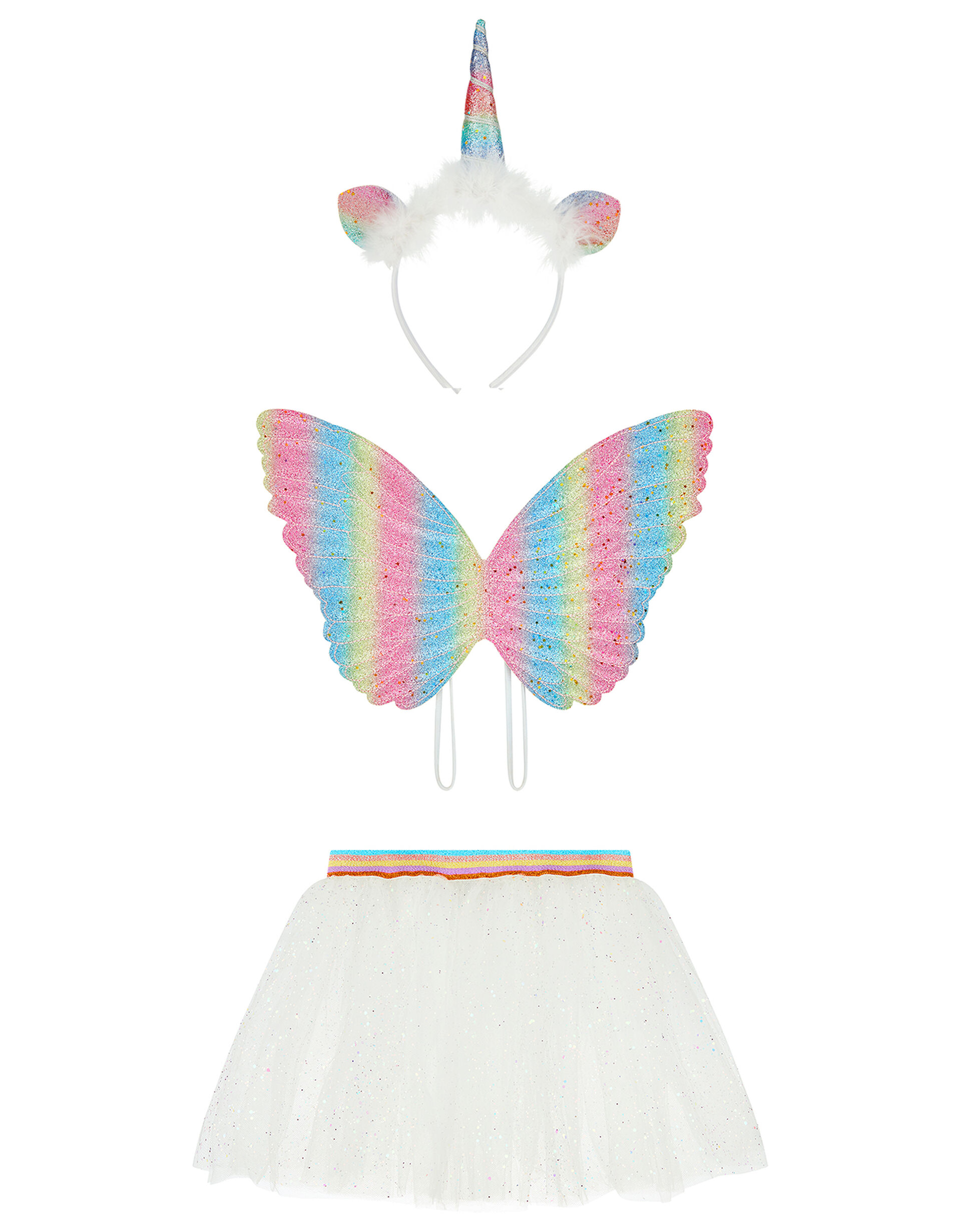 Rainbow Blush Unicorn Dress-Up Set, , large