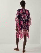 Abbie Floral Print Mini Kaftan, , large