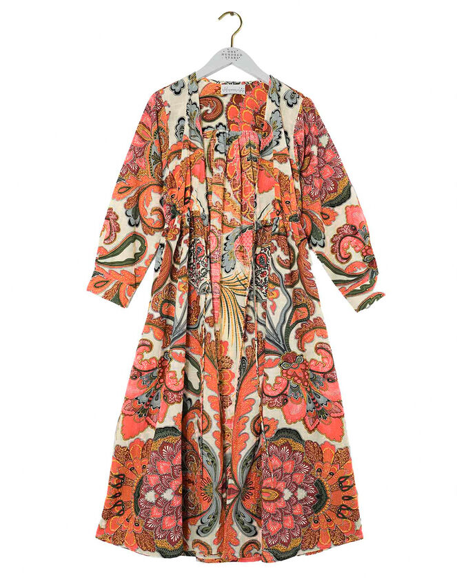 One Hundred Stars Fiesta Print Duster Jacket, , large