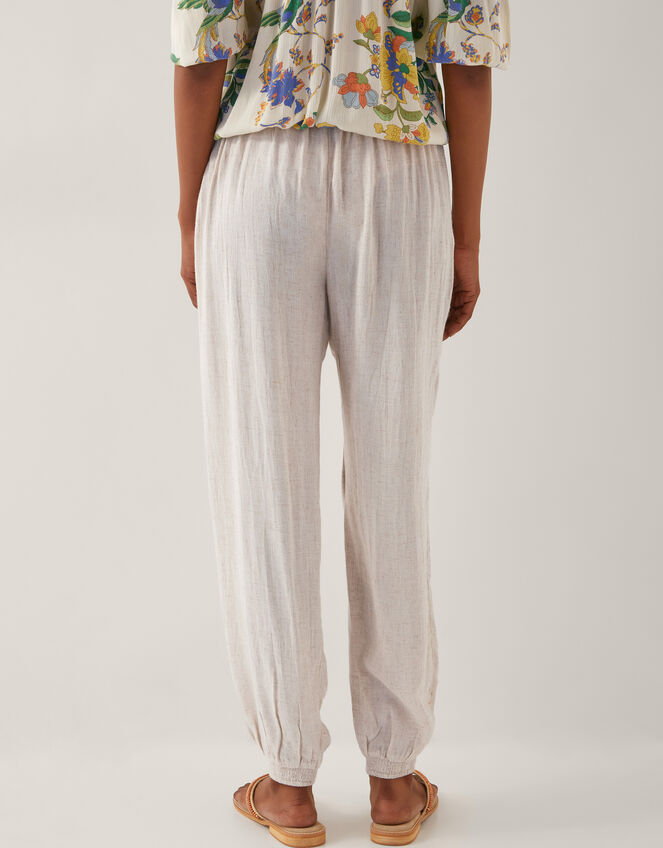 Judy Tapered Trousers, Natural (NATURAL), large