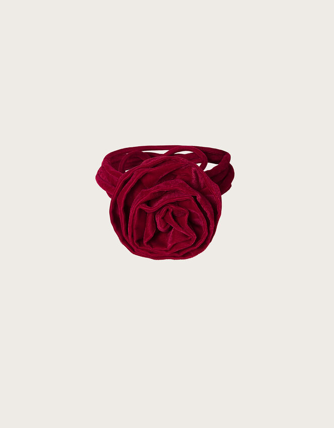 Velvet Corsage Necklace, , large