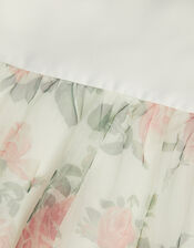 Alice Rose Print Maxi Dress, Ivory (IVORY), large