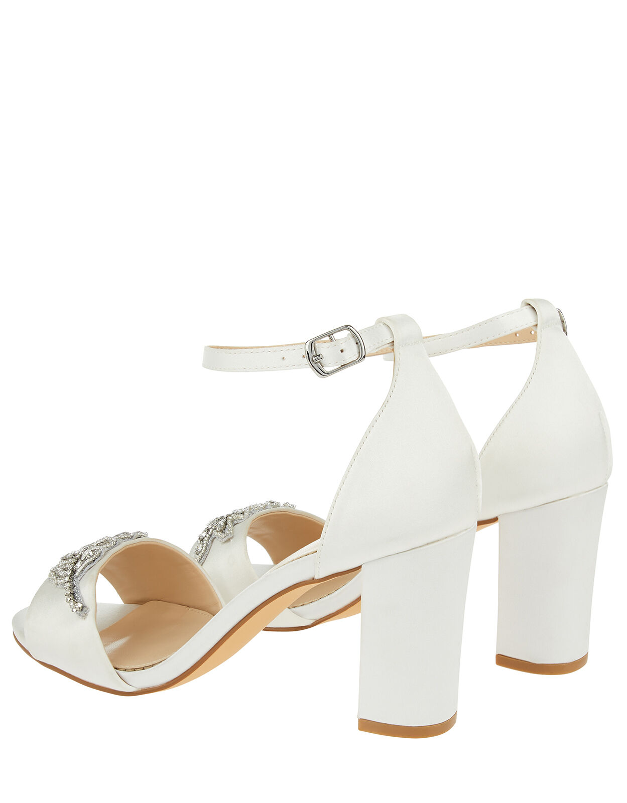 Feather sales bridal shoes