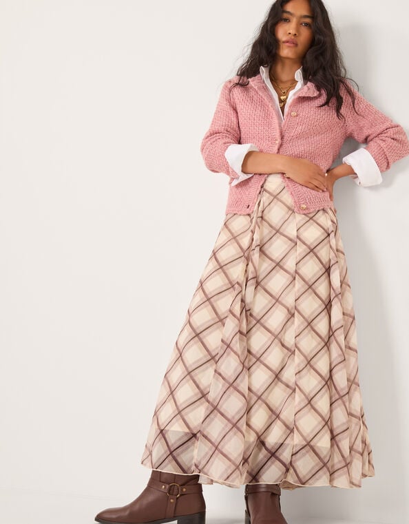 Suki Stitch Cardigan, Pink (PINK), large