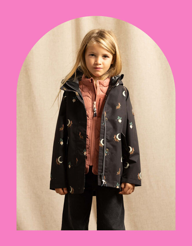 Töastie All Season Waterproof Raincoat, Blue (NAVY), large