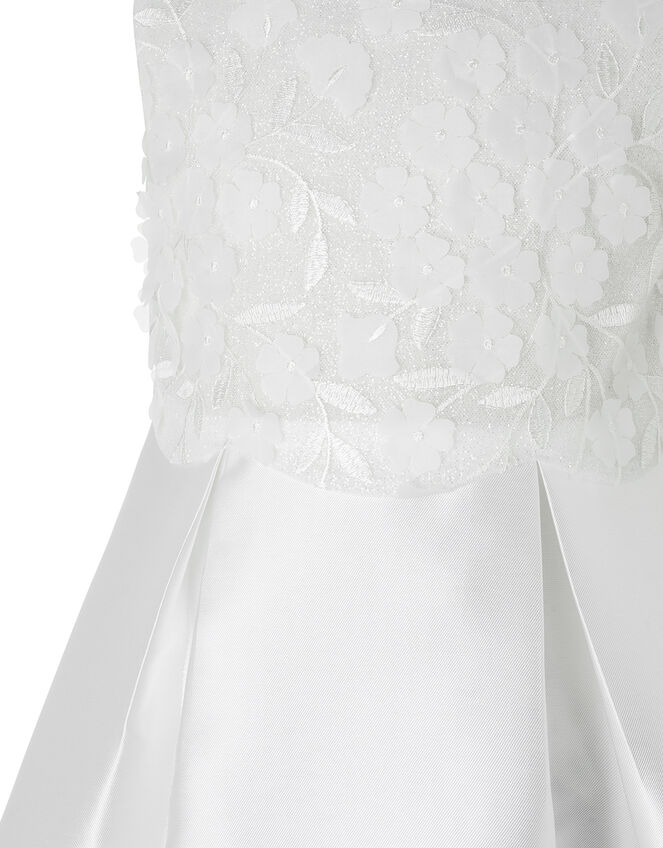 Anika Floral Bodice Dress, Ivory (IVORY), large